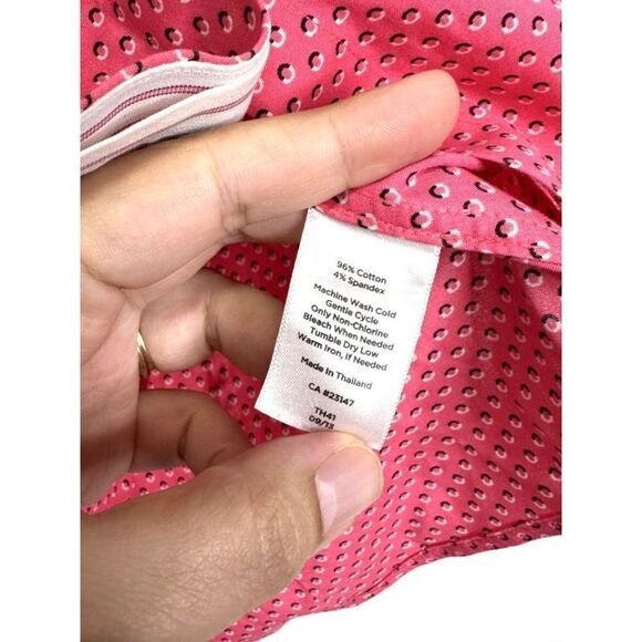 Talbots Formal Collared Shirt Women’s 3/4 Sleeve in Pink Size 2P - Picture 6 of 6